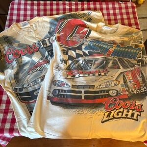2002 and 2003 NASCAR Sterling Marlin t-shirts